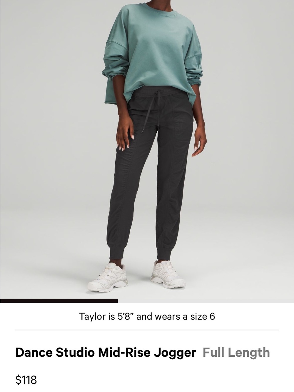 lululemon athletica Olive Green Dance Studio Joggers